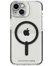 Калъф Gear4 - Santa Cruz Snap, iPhone 14, прозрачен/черен -1